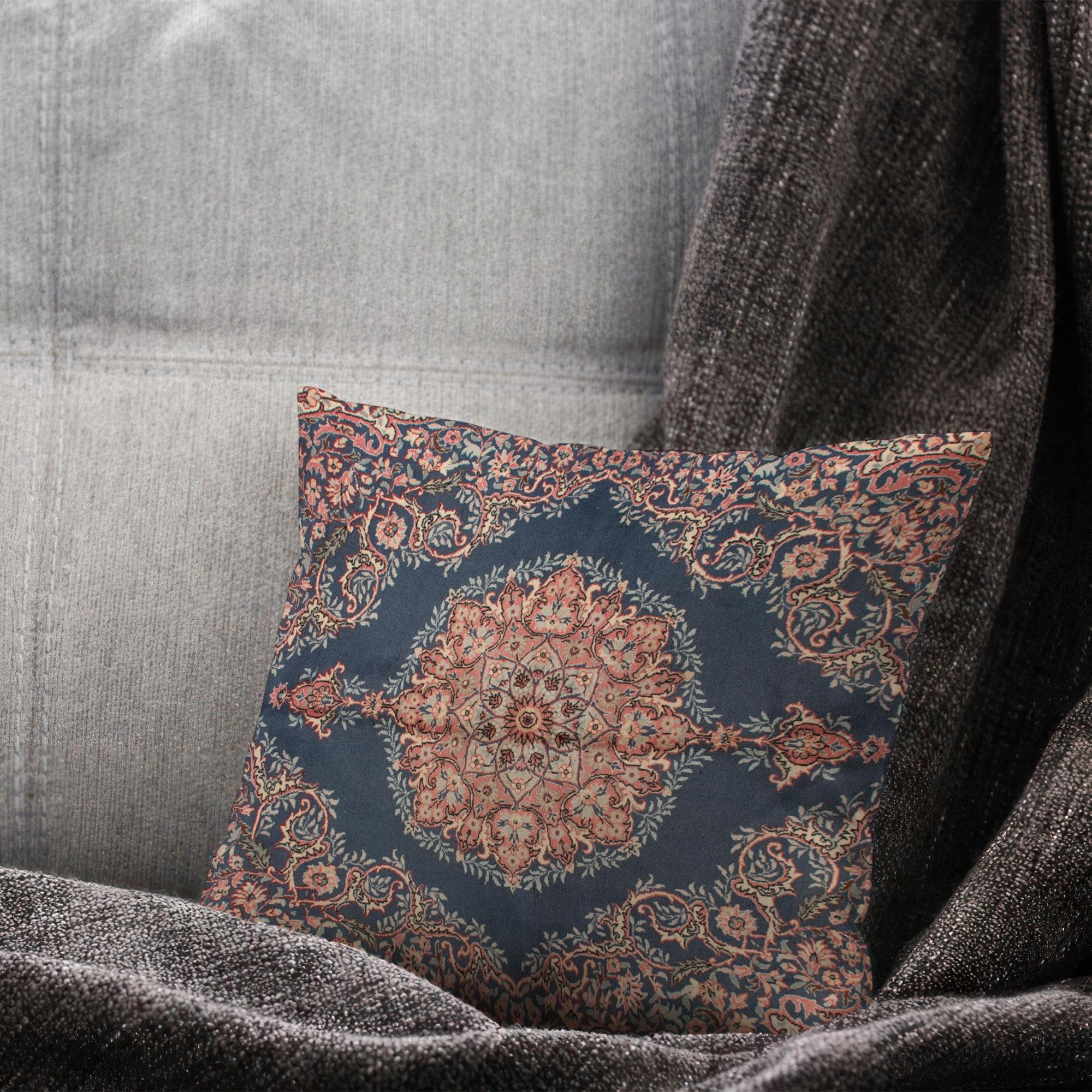 aーa Printed Cushion, Handmade Cushion, Elegant Pillow, Unique Pillow