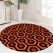 The Shining Rug, Hexagon Pattern Rug, Geometric Rugs, Modern Rugs, Non ...
