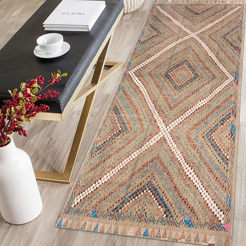 Vintage Rug Rug,Vintage Kilim Rugs,Vintage Runner Rug,Boho Rugs,Turkish Rug,Accent Rug,Area Rug,Non Slip Rug,Non-Slip Carpet,Christmas Gifts,Personalized Gift,Decor Canvas,Canvas Wall Art,