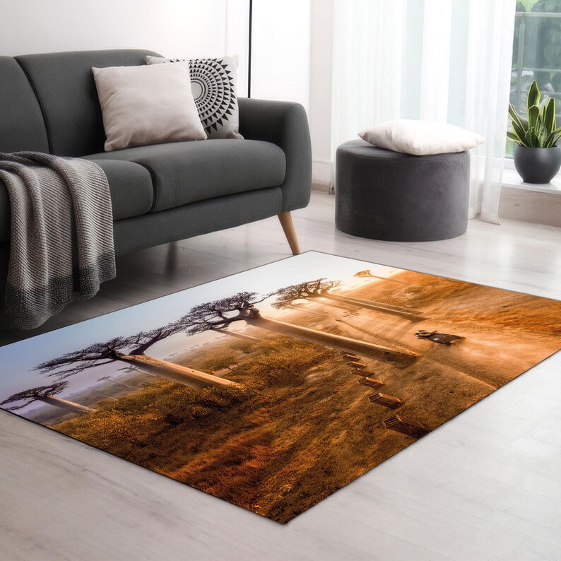 Baobab Trees Rugs, Madagascar Landscape Rugs, Madagascar Rug, View Rug ...