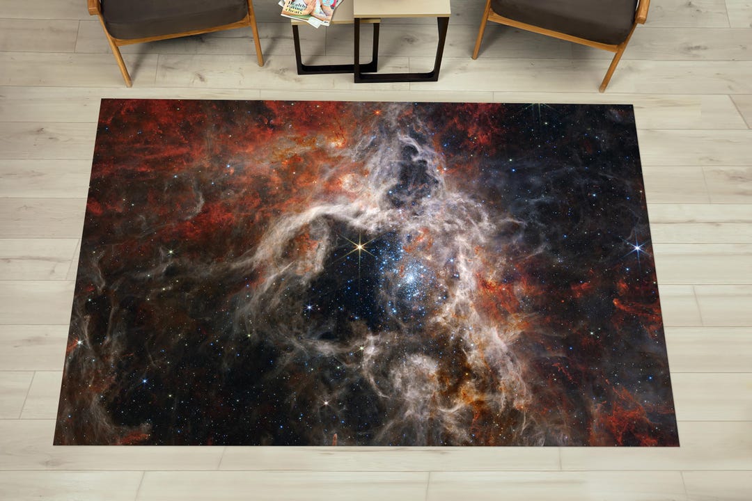 NASA Space Rug, NASA Rugs, Tarantula Nebula Rugs, Landscape Rug ...
