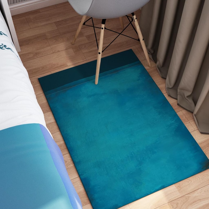 Turquoise Rug - Etsy