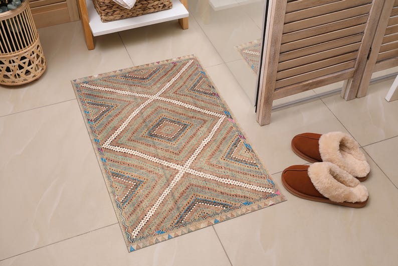 Vintage Rug Rug,Vintage Kilim Rugs,Vintage Runner Rug,Boho Rugs,Turkish Rug,Accent Rug,Area Rug,Non Slip Rug,Non-Slip Carpet,Home Decor Canvas,Large Wall Art,Gifts,Bridesmaid Gifts,