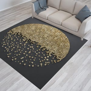 Abstract Rug, Luxury Rugs, Black Rugs, Modern Rugs, Door Mat, Decorative Rug, Bath Rug, Large Rug, Small Rug, Popular Rug, Entry Rug,