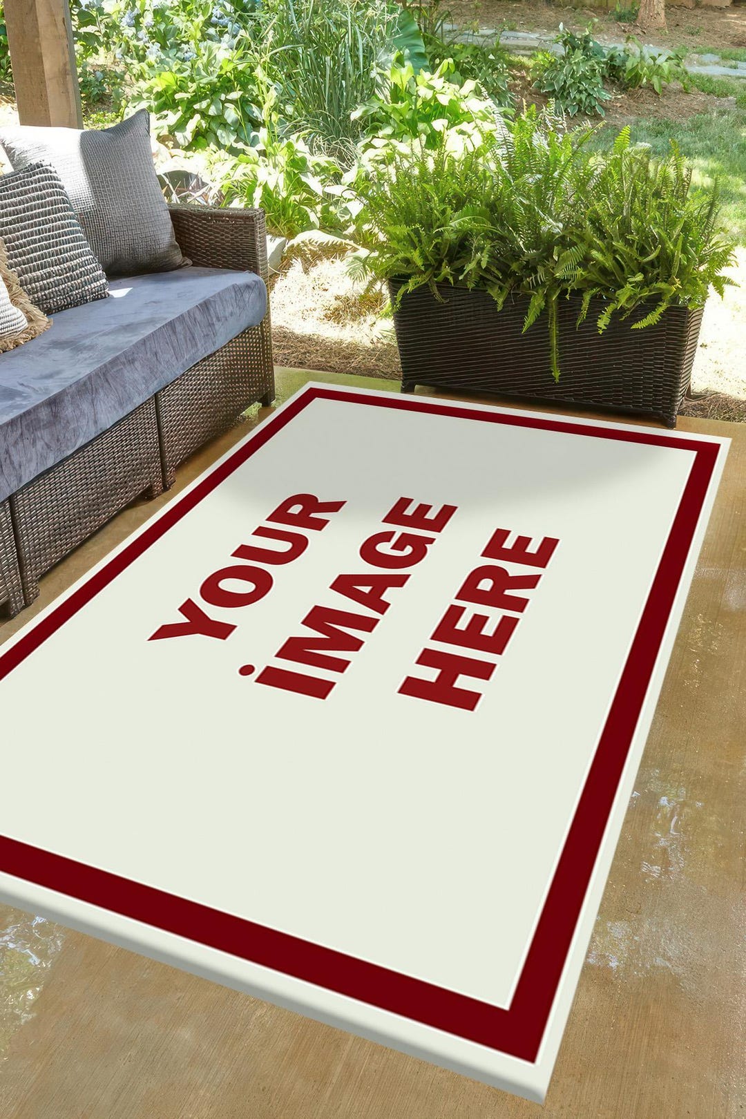Room Sign Rugs Your Logo Rugs, Modern Rug, Dining Room Rug, Front Door Rug ...