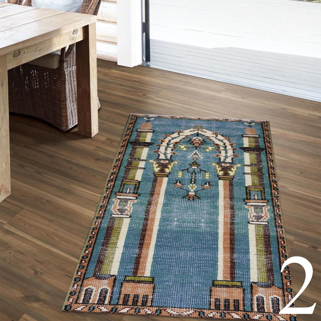 Custom Prayer Rugs Personalized Prayer, Vintage Pattern Rug, Beige Rugs, Green Rugs ...