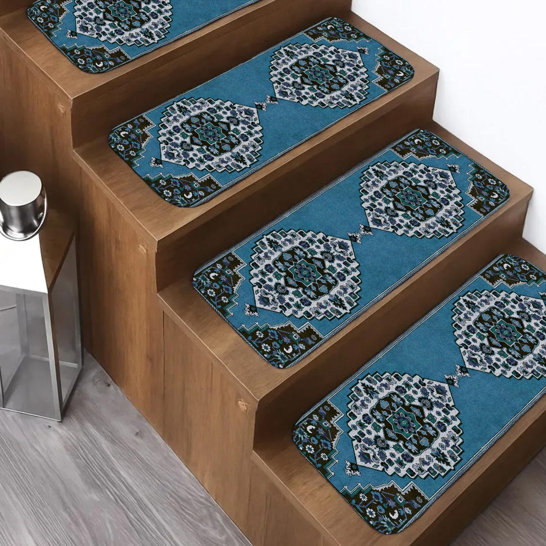 Dream Step Area Rug Vintage Step Rug, Pattern Step Rug, Custom Gift, Handmade Gift, Modern ...