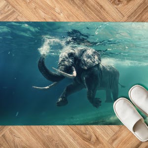 Elephant Rugs,Kids Room Rug,Animal Rug,Custom Rug,Decorative Rug,Outdoor Rug,Hallway Rug,Door Mat,Gift For Her,Personalized Gift,Christmas Gifts,Gift For Him,Home Decoration,