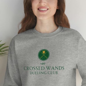 Crossed Wands Dueling Club Sallow - Sweatshirt - Unisex - Shipping USA