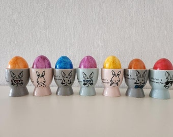 Personalized egg cup with inscription (also possible with your own photo)