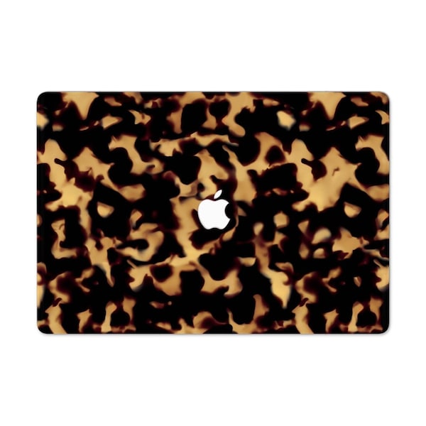 Tortoise Shell Print Case for MacBook Air 15 inch 2023 13.6" Hard Case Mac Book Pro 16 14 M3 M2 M1 2022 2020 2019 A2337 A2681 Luxury Cover