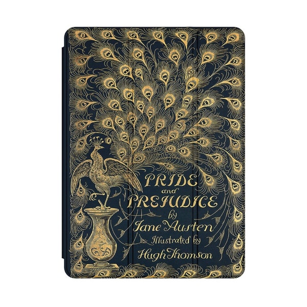 Pride and Prejudice iPad Pro 12.9 Case Vintage Book Cover 2022 2018 10th 9th 8th 7th Gen 11 10.9 10.2 inch Mini 6 iPad Air 5 4 3 Jane Austen