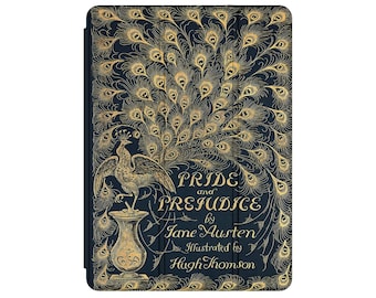 Orgueil et Préjugés Étui pour iPad Pro 12,9 vintage Book Cover 2022 2018 10e 9, 8e 7e génération 11 10,9 10,2 pouces Mini 6 iPad Air 5 4 3 Jane Austen