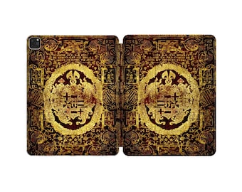 Medieval Case for iPad Air 10.9 inch Ancient Book iPad Pro 12.9 11 2022 Mini 6 5 4 3 2 10.5 10.2 9.7" 10th 9th 8th 7th gen Old Antique Cover