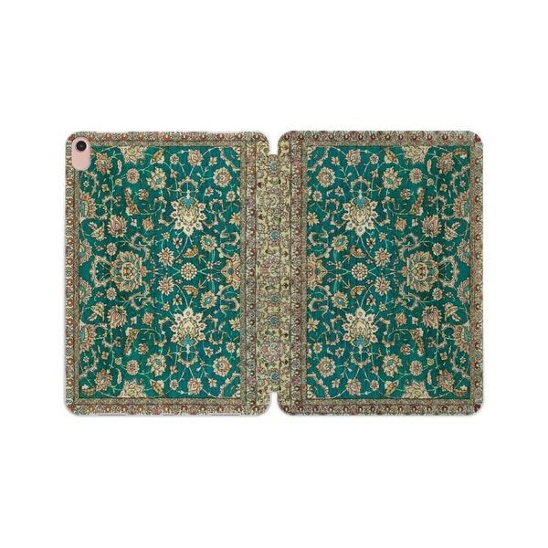 Old Boho Case for iPad 10.9 10th Gen Floral Book iPad Pro 12.9 inch 2021 2022 Folio 11 10.2 9th 8th 7th Mini 6 4 Cover Air 5 3 2 9.7 Vintage