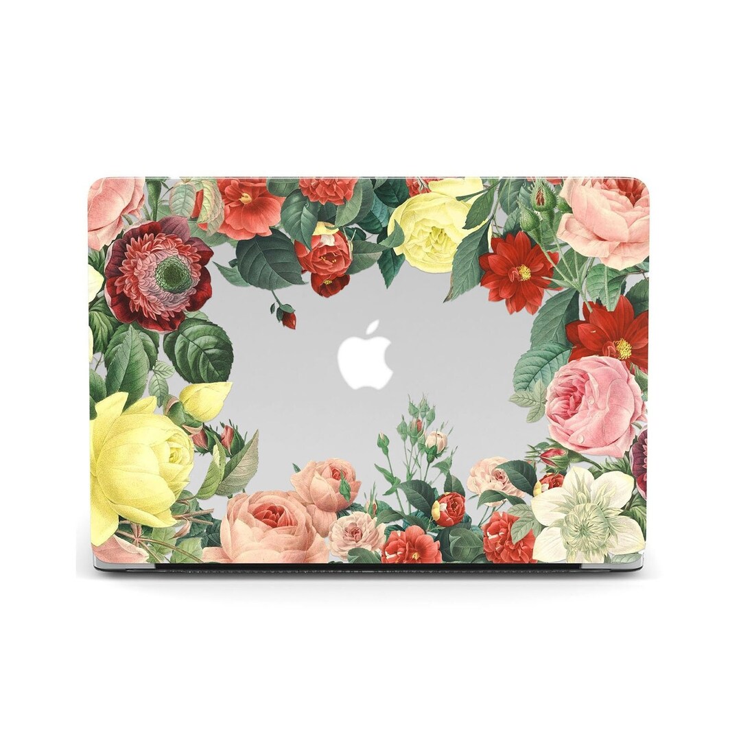 Vintage Flowers MacBook Air 15 13 Inch Case M3 M2 M1 Floral Mac Book ...