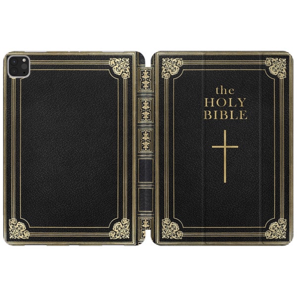 Bible iPad Case iPad 12.9 Pro Book iPad Mini 6 Case iPad Air 4 Case 2020 10.2 inch iPad Pro 2022 Case 9.7 Cover 9th 8th 7th Gen Air 5 3 10.9