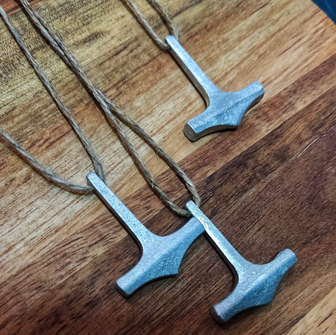 Handmade Mjolnir Thor's Hammer Metal Cast Etsy