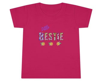 TODDLER SIZES Little Bestie Toddler T-Shirt, Mother's Day Shirt, Matching T-Shirts for Mother's Day, Gift for Mom, Matching Mother's Day Tee