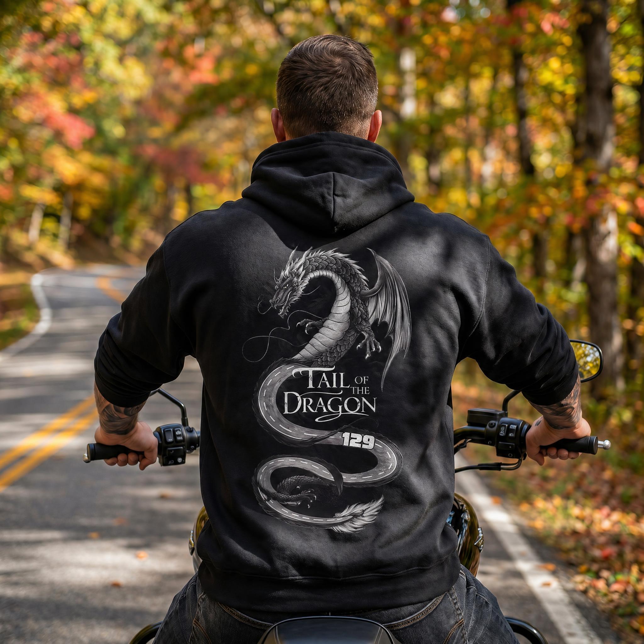 Tail of the Dragon Hoodie: Scenic US 129 Biker Gift - Etsy