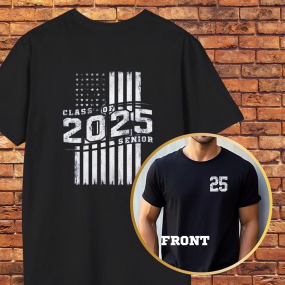 Class Of 2019 Distressed American Flag Senior T-Shirt Class Of 2019 Distressed American Flag Senior T-Shirt