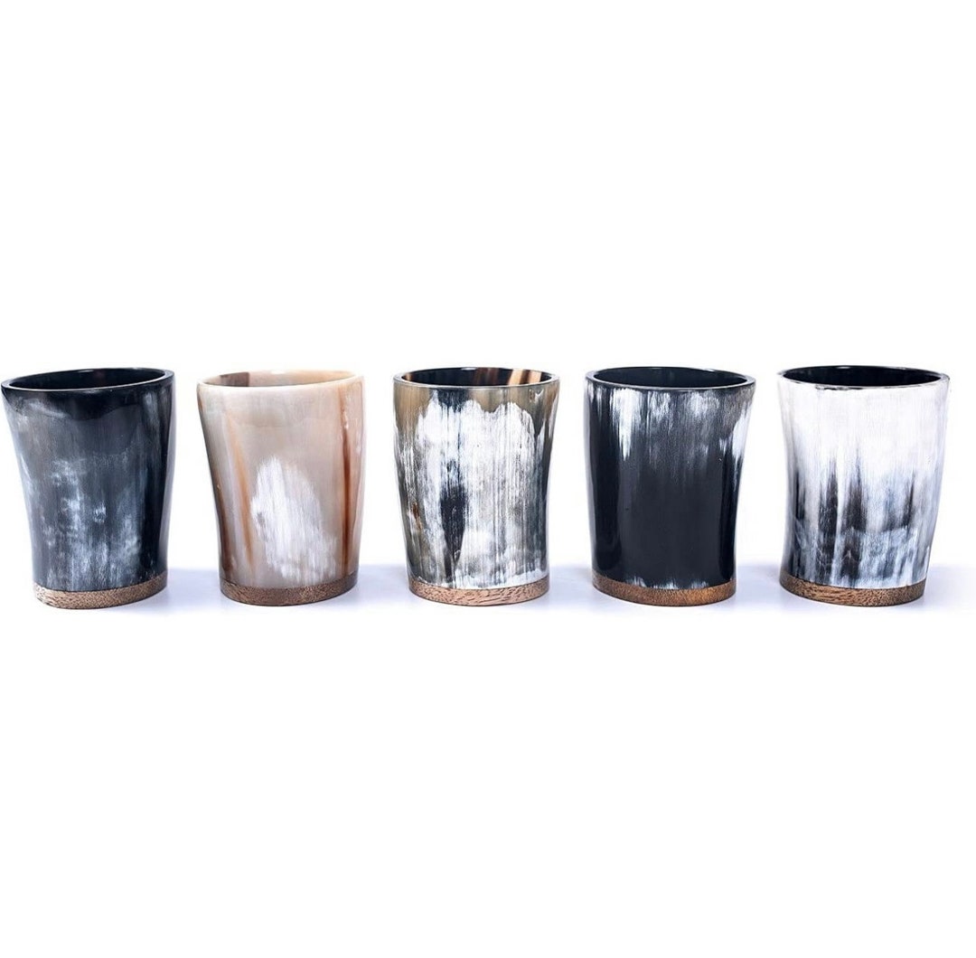 Set of 5 Viking Shot Glass Handcrafted Drinking Horn Shot Etsy