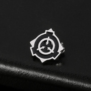 SCP Foundation Pin backs SCP LOGO Pin Badge Button Tinplate 58mm