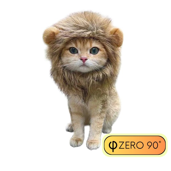 Löwenmähne-Katze, süßes Katzen-Outfit Löwe | Katzenkleidung | Einzigartiges Katzen-Outfit-Geschenk