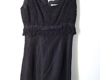Vintage Givenchy style Breakfast at Tiffany's Audrey Hepburn Cocktail Mini Dress