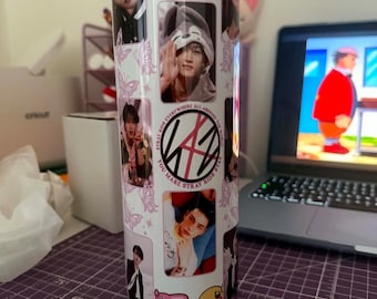 Stray Kids OT8 Sublimated Stainless Steel Tumbler / Water Bottle