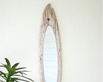 Carved Wooden Fish Mirror