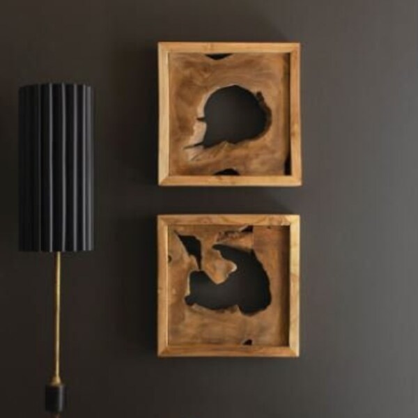 Teak Wall Art Etsy