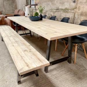 Reclaimed Rustic Farmhouse Table zdjęcie 1