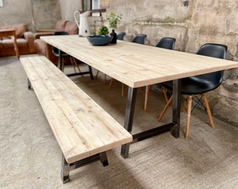 Reclaimed Rustic Farmhouse Table