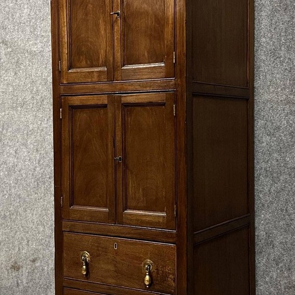 cabinet de Marine époque Napoléon III en noyer vers 1850