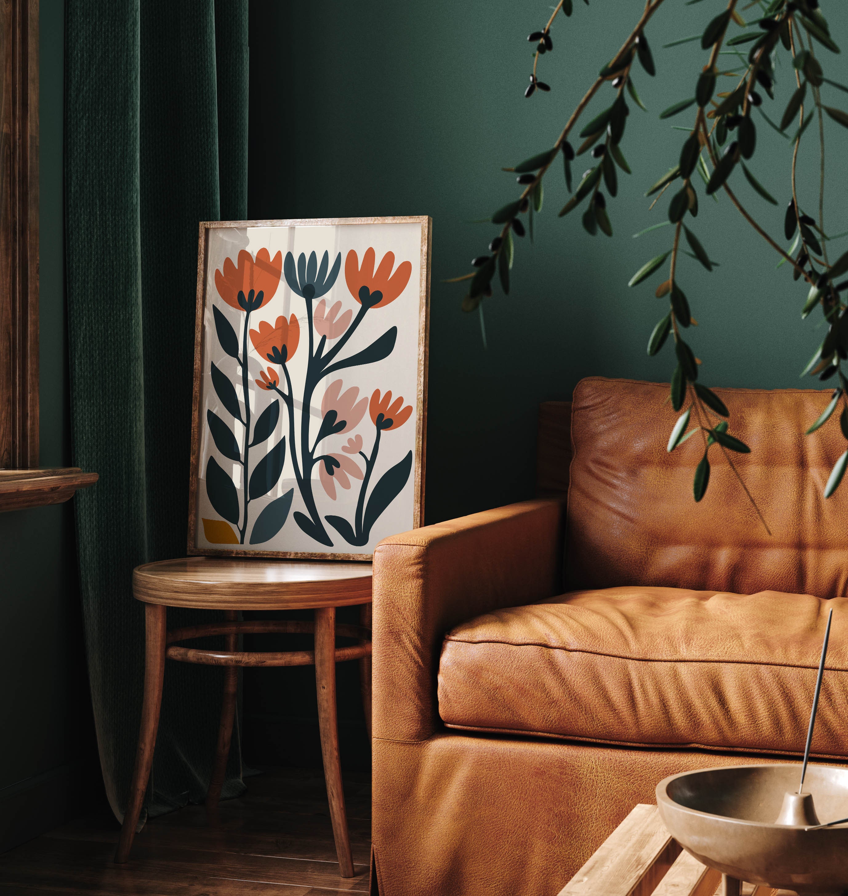 Photo inspiration: Mid Century Modern Scandinavian Art Matisse Inspired Printable Floral Photo Inspiration