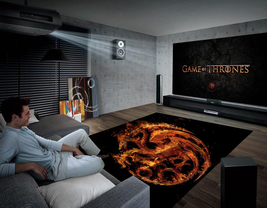 Game of Thrones Themed Rug,dragon War Rugs,game of Thrones Carpet
