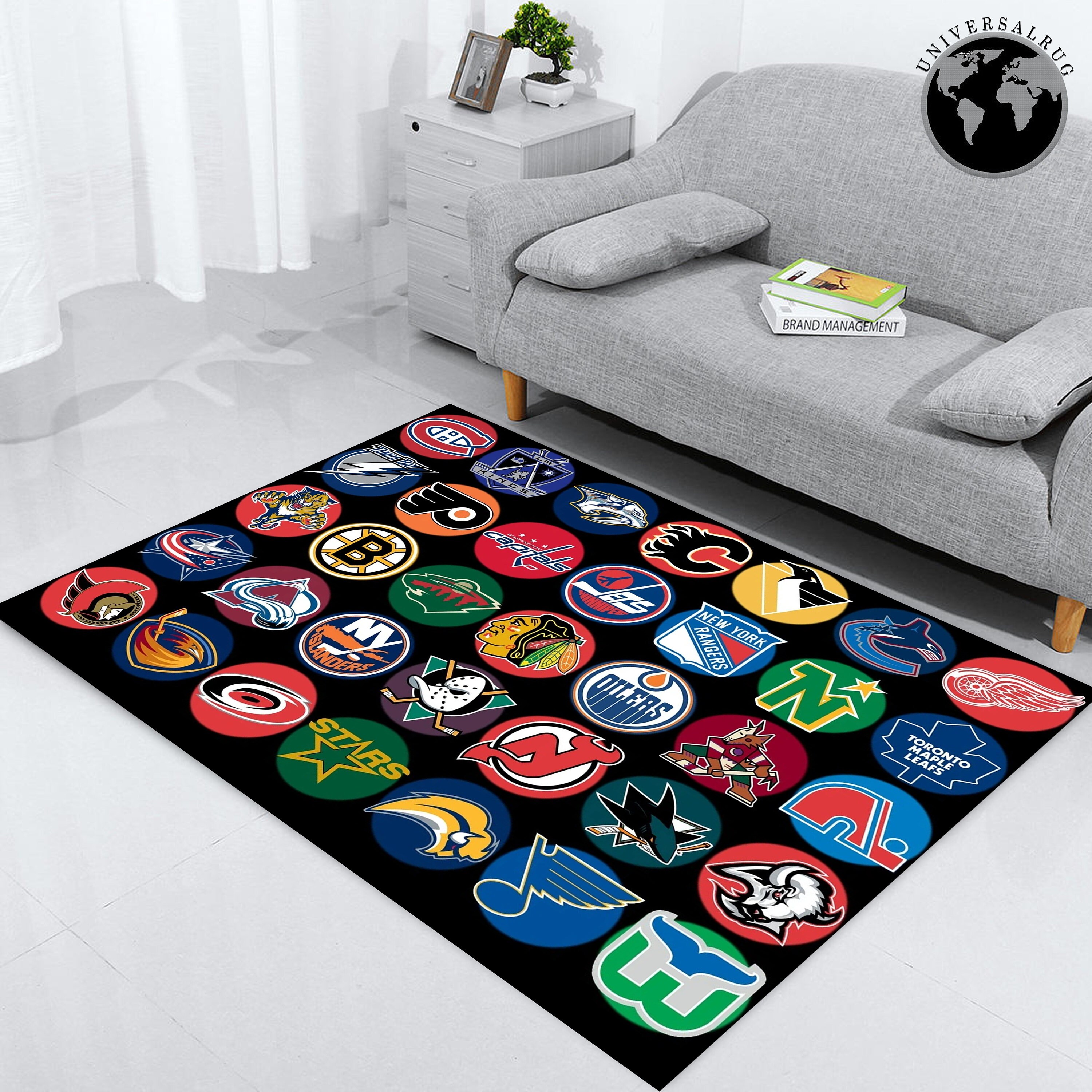 Hockey Logo Rug, Hockey Academy Logo, Academy Hockey Rug, Sport Logo
