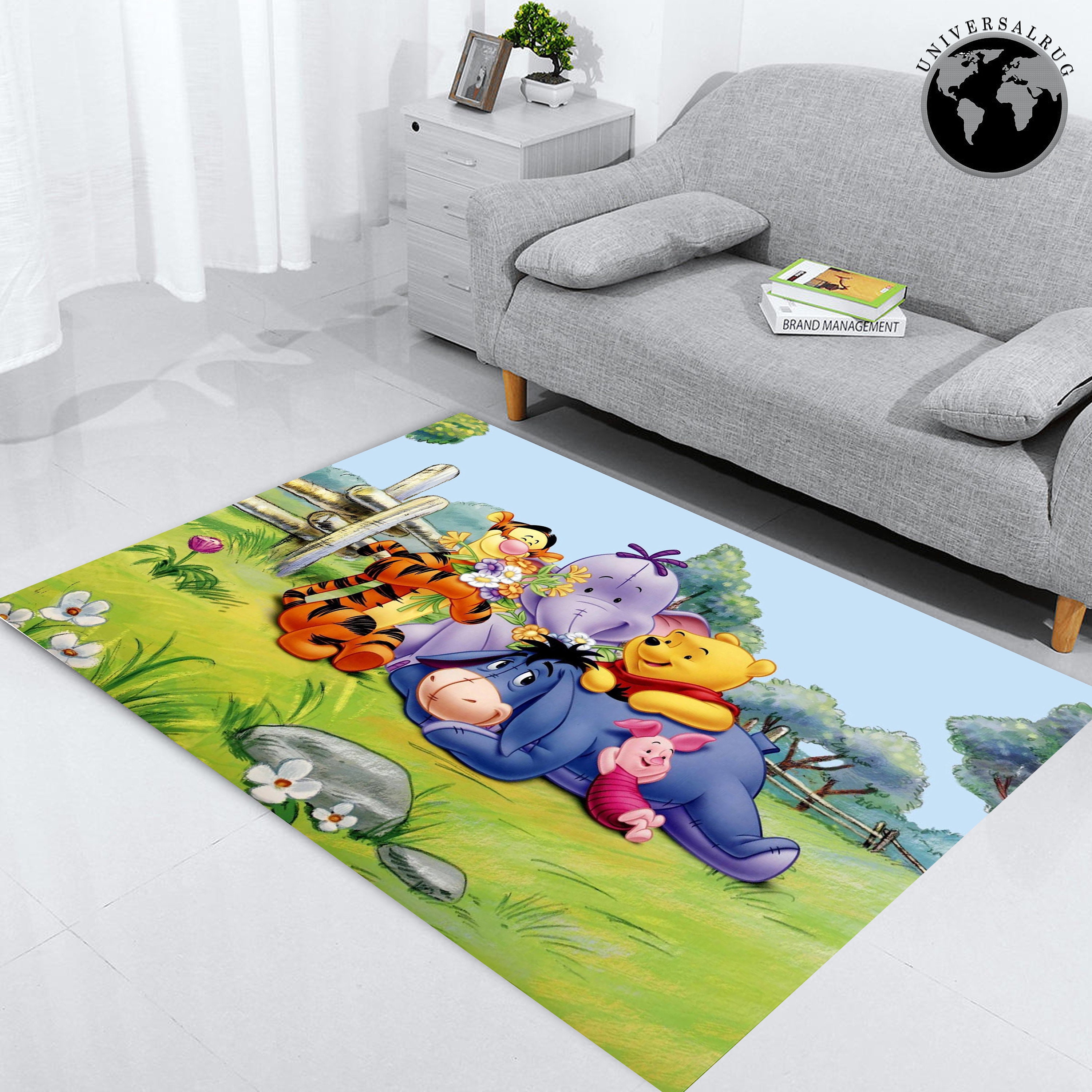 Winnie the Pooh Rug, Winnie the Pooh Rug, Winnie Rug, Characters Rug ...