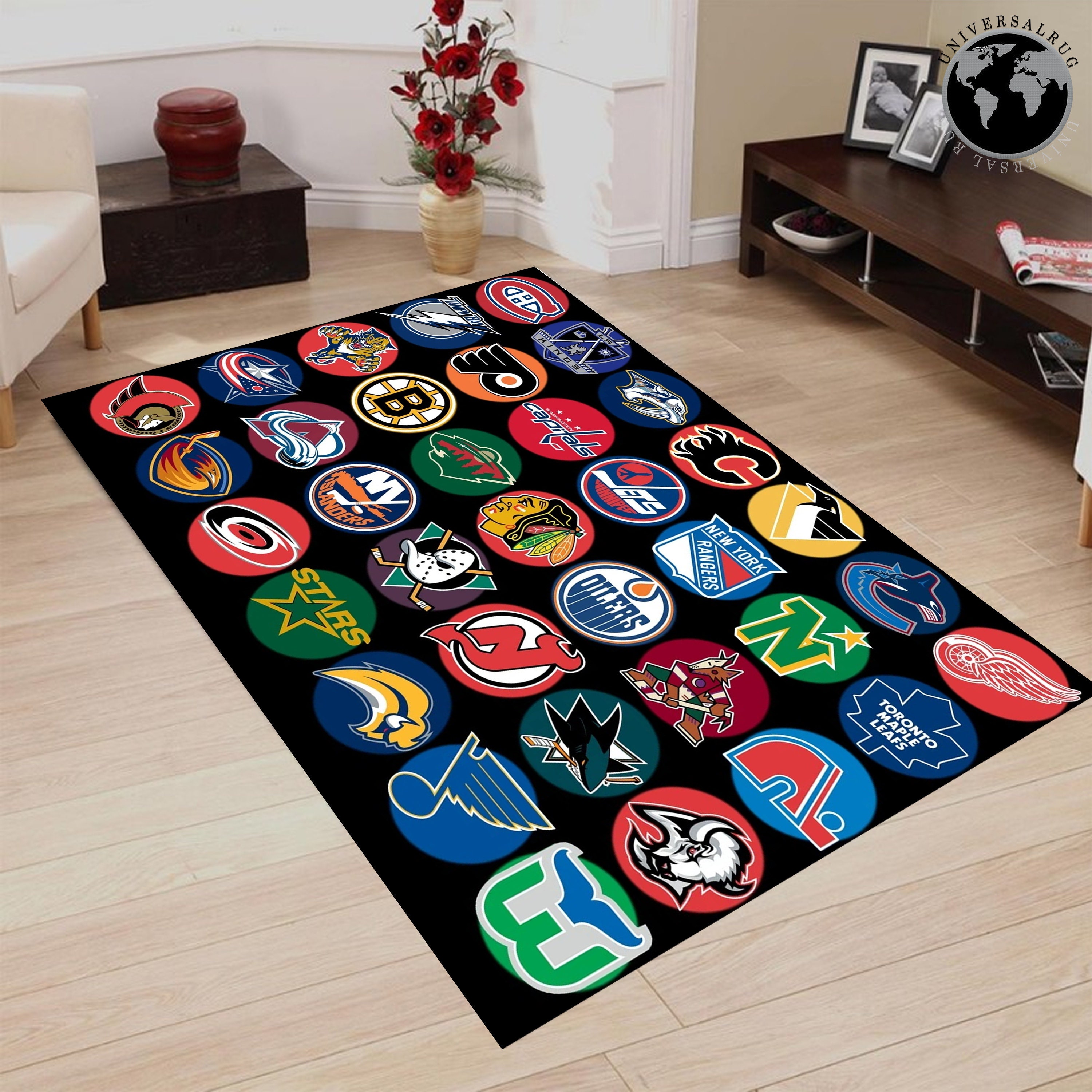Hockey Logo Rug, Hockey Academy Logo, Academy Hockey Rug, Sport Logo