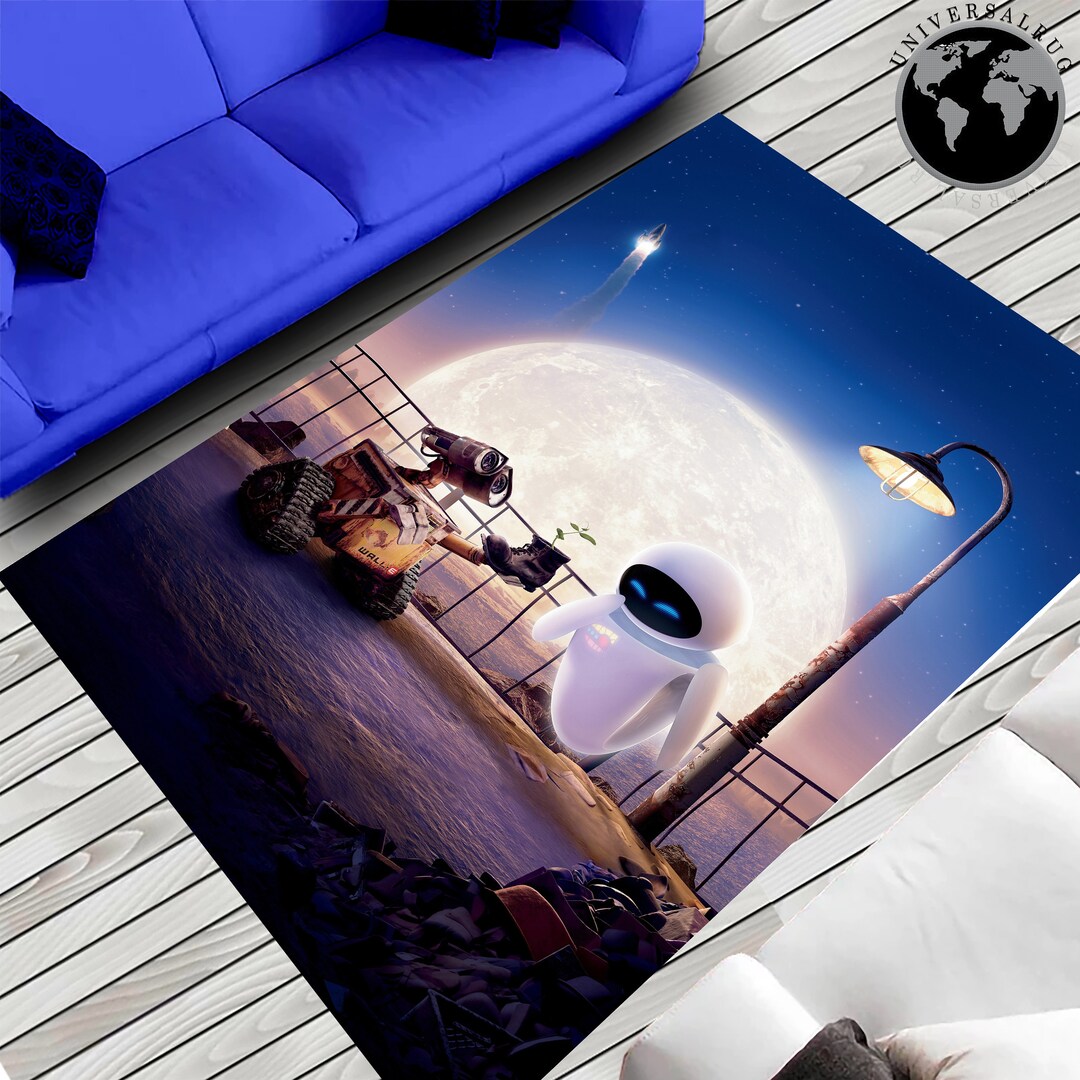 Wall-e Robot Rug,robot Vintage Rug, Vintage Rug, Retro Legendary Rug ...