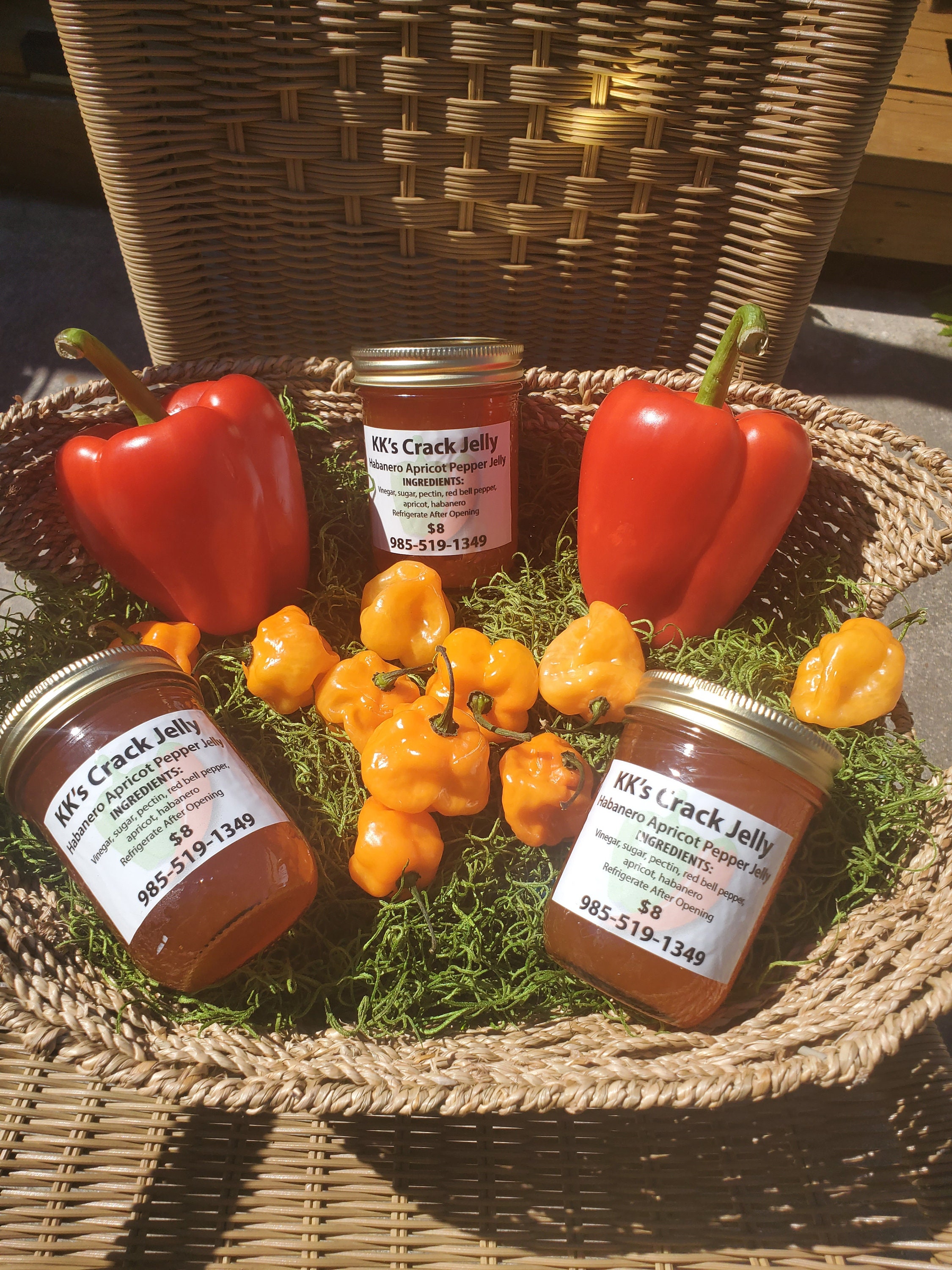 Kk's Crack Jelly Habanero Apricot Pepper Jelly