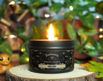 Halsin Candle | Baldur's Gate 3 | Cedarwood, Oak, Fern, Honey | 4oz, vegan