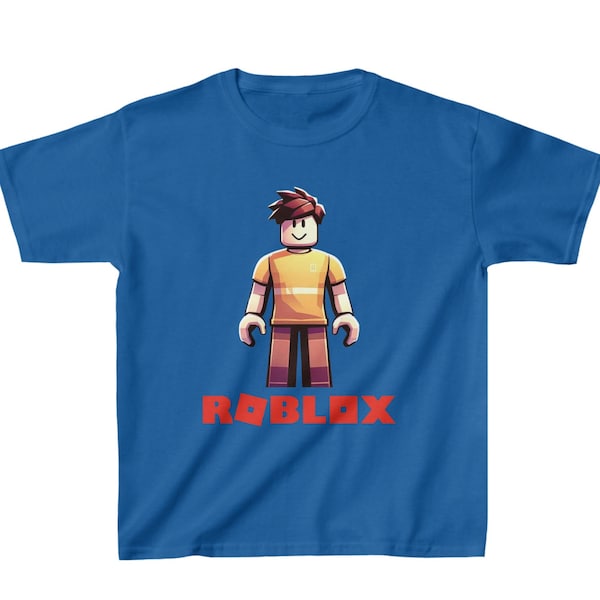 Kids Heavy Cotton Tee , Roblox Shirt , Birthday Shirt , Birthday Boy Shirt , Family Birthday Shirt , roblox gift , Kids Tee ,