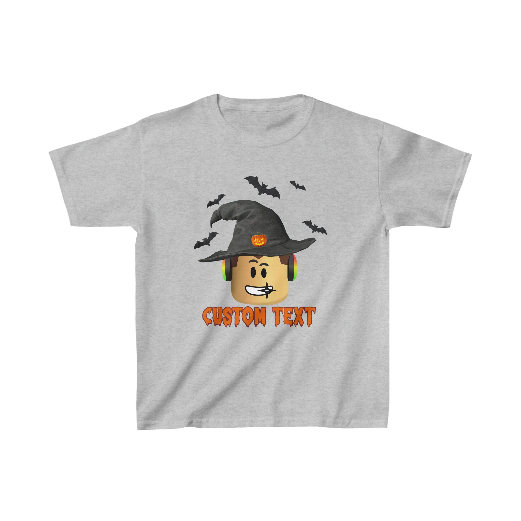 T_shirt.design.decoration.writing.popular.halloween.roblox  Essential T- Shirt for Sale by haroun700