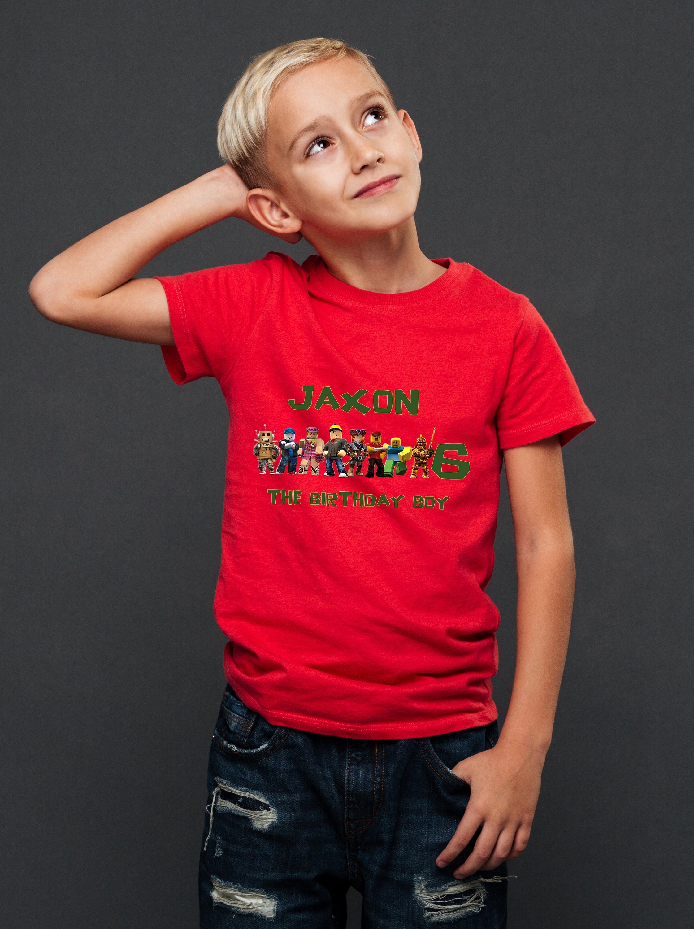 Compre 2 12 anos Tollder Kids T Shirt Roblox Camiseta Meninos Roupas B  barato — frete grátis, avaliações reais com fotos — Joom