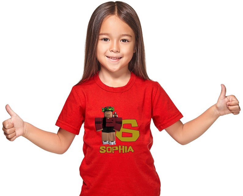 Roblox Shirt, Girl Roblox Shirt, Roblox Char Shirt, Custom Char Shirt