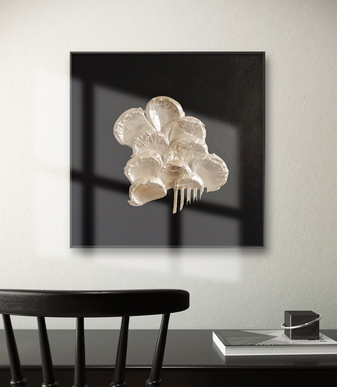 Structure Art Minimalistic Wall Art Structure Canvas Plaster Etsy