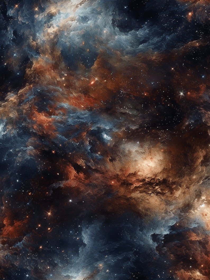 Galaxy Printable Paper, Digital Download, PNG 12x12 300DPI - Etsy