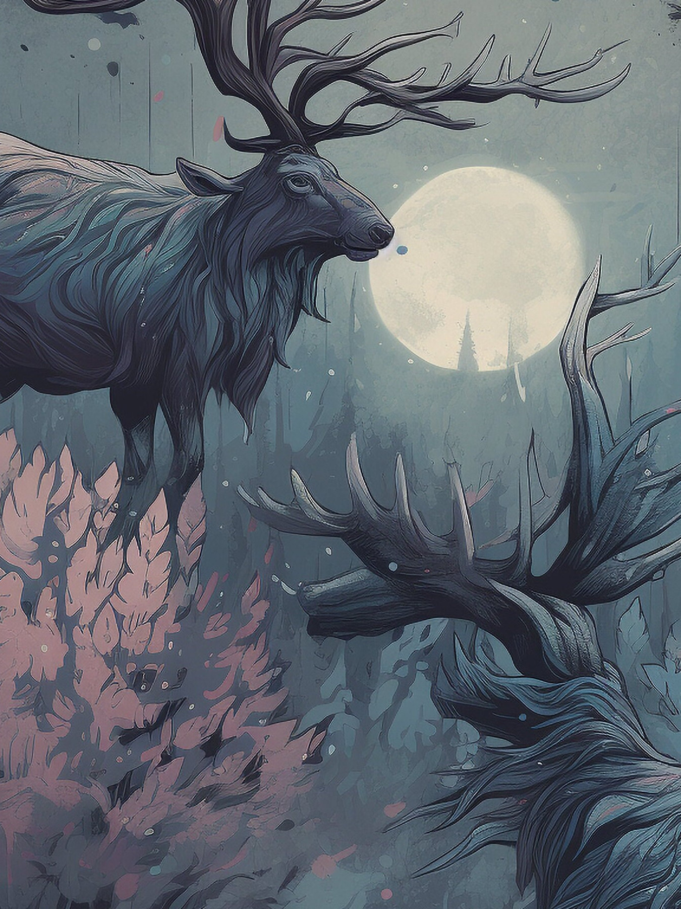 Gothic Horror Aesthetic, Digital Download Digital Paper Halloween Decor ...